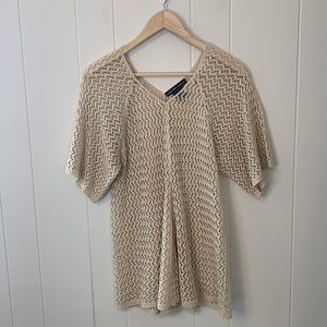 United States Sweaters Knit Tan Top Size Large